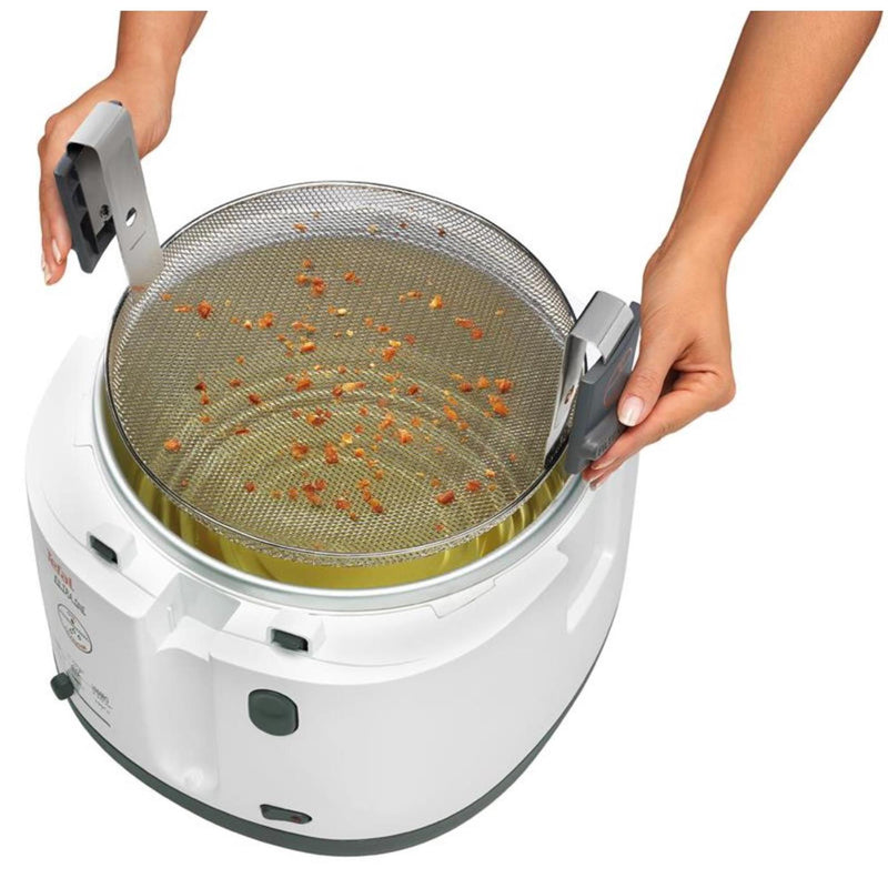 Afbeelding laden in galerijviewer, Tefal friteuse one filtra wit 1900w