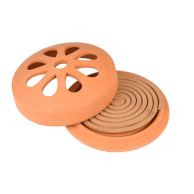 Afbeelding laden in galerijviewer, Esschert design citronella spiralen in terracotta