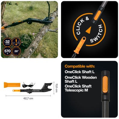 Afbeelding laden in galerijviewer, Fiskars oneclick boomknipper - 1080702
