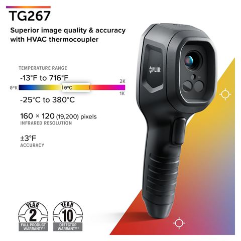 Afbeelding laden in galerijviewer, Flir tg267 warmtebeeldcamera