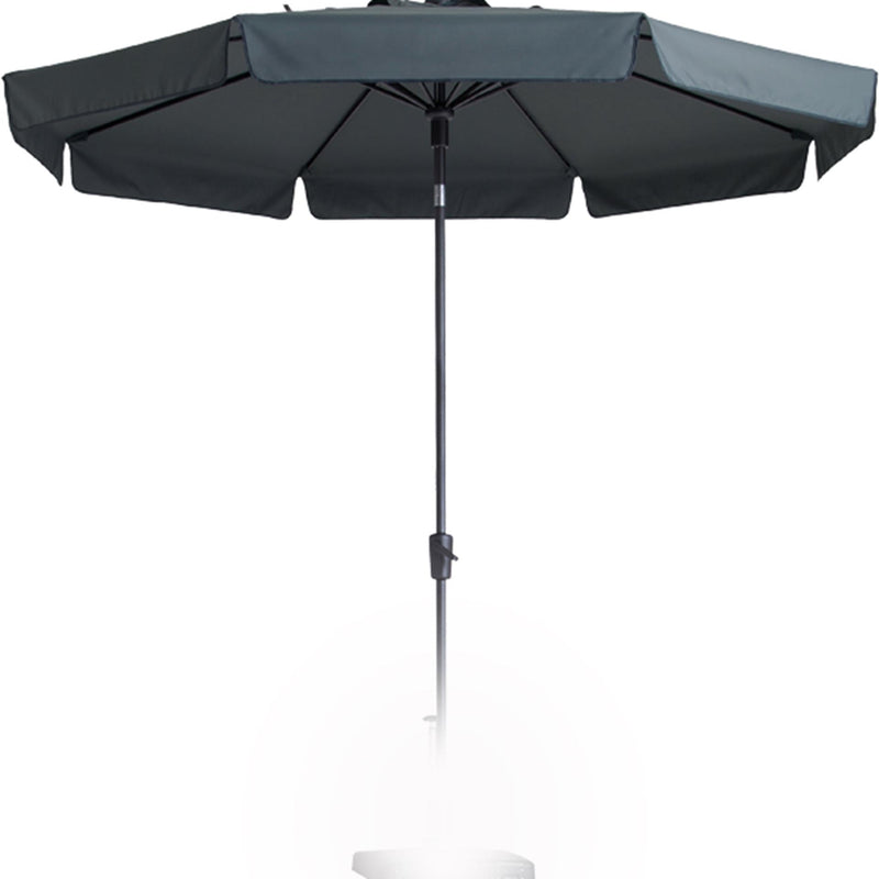 Afbeelding laden in galerijviewer, Madison parasol flores 300 8,draaisysteem+volant grijs