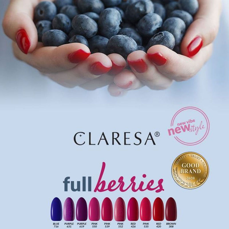 Afbeelding laden in galerijviewer, Claresa uv led gellak 5ml purple 631 full berries