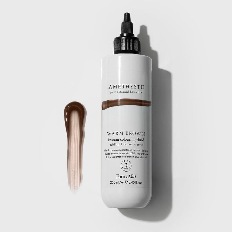 Afbeelding laden in galerijviewer, Farmavita amethyste instant colouring fluid warm brown 250ml