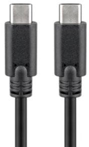 Afbeelding laden in galerijviewer, Enzo goobay usb-c - usb-c laadkabel 1m zwart - 9550204