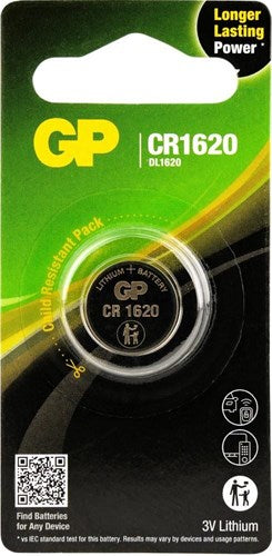 Afbeelding laden in galerijviewer, GP - CR1620 Lithium-knoopcel 3V 1PK