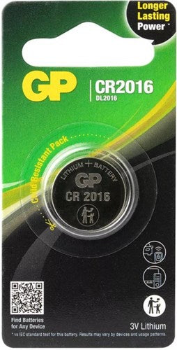Afbeelding laden in galerijviewer, Gp cr2016 lithium 3 volt blister1 3212300