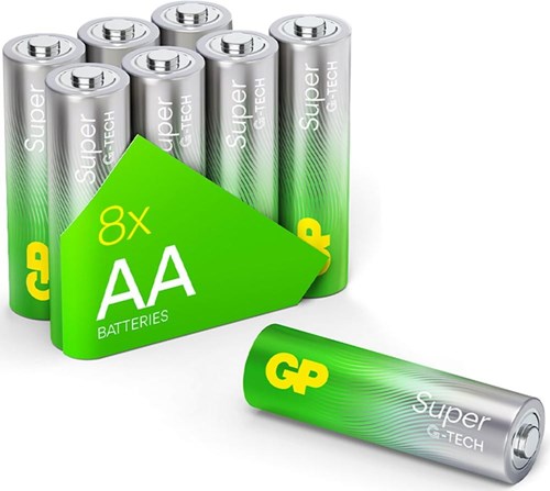 Afbeelding laden in galerijviewer, Gp 8-multipack aa batterij alkaline lr06 15a - 3012260