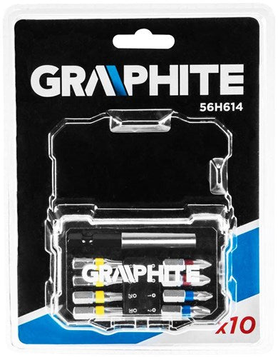 Afbeelding laden in galerijviewer, Graphite bitset 10-delig in opbergbox - 6480222
