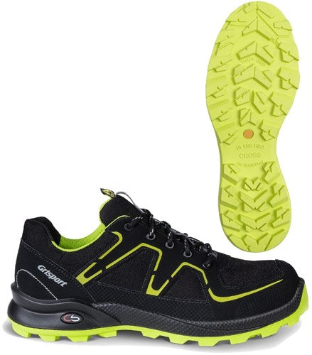 Afbeelding laden in galerijviewer, Grisport safety cross safety xtrail 3365 laag s3 zwart lime - maat 41 - 00.049.010.41