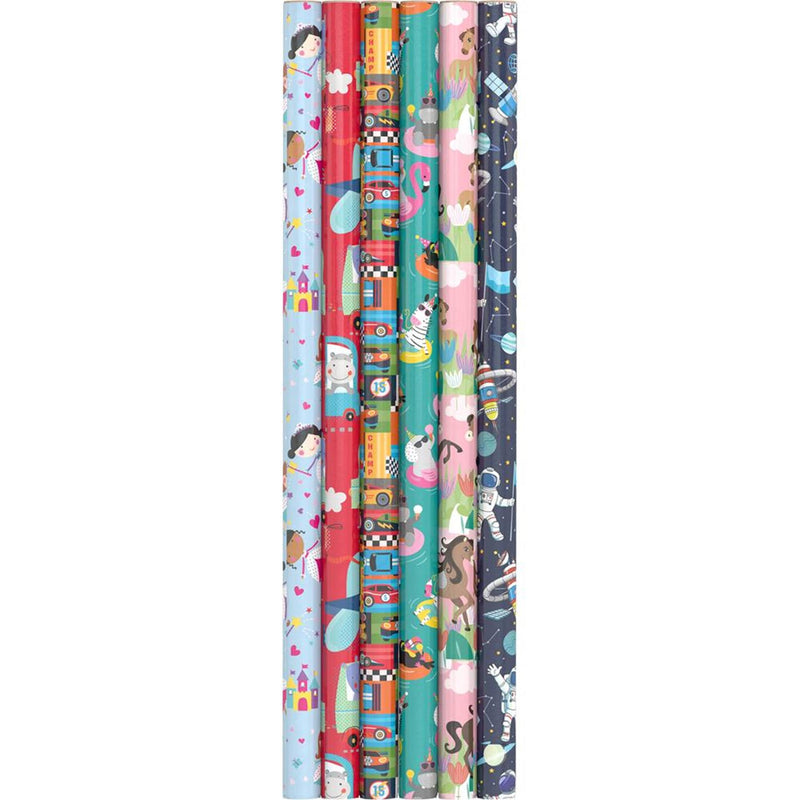 Afbeelding laden in galerijviewer, Cadeaupapier kids everyday rol 200x70cm