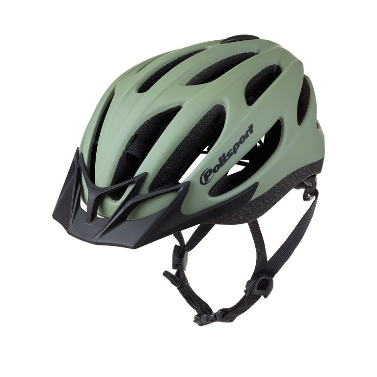 Afbeelding laden in galerijviewer, Polisport mtb helm sport-flow m 55-57cm mat groen