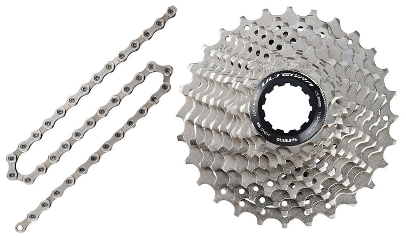 Afbeelding laden in galerijviewer, Shimano ultegra cn-hg701+cs-r8000 11-speed wear and tear set | 11-34 (hg800)