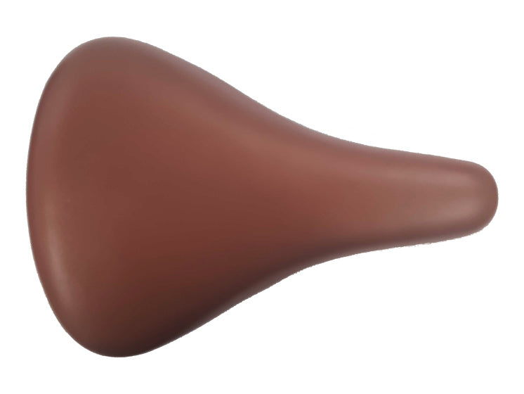 Afbeelding laden in galerijviewer, Hi-point zadel voor kinderfiets 12 of 14 inch imitatieleer bruin
