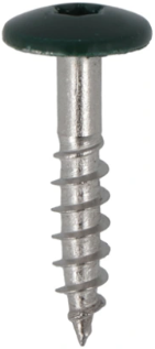 Afbeelding laden in galerijviewer, Hoenderdaal fasteners hoenderdaal hpl schroef rvs-a2 torx tx20 dennengroen ral6009 4.8x25 | 100 stuks - 0346.30.37122