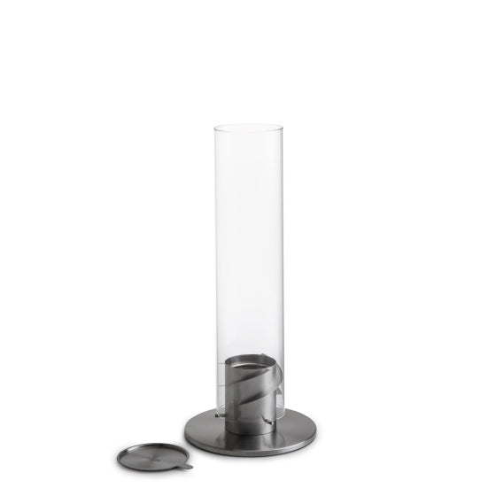 Afbeelding laden in galerijviewer, Höfats Spin 120 sfeerlantaarn RVS 23 x 54 cm zilver