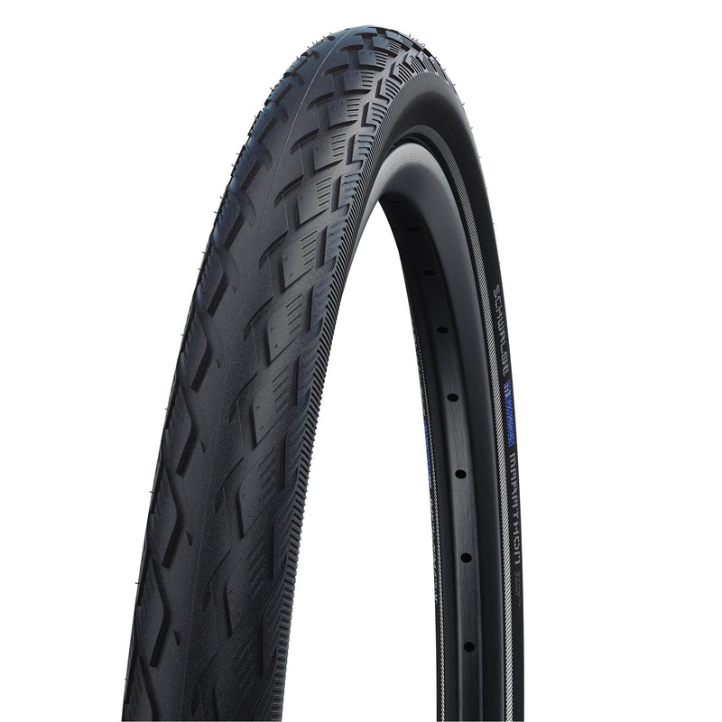 Afbeelding laden in galerijviewer, Schwalbe buitenband Marathon G-Guard 27.5 x 1.65 zw refl