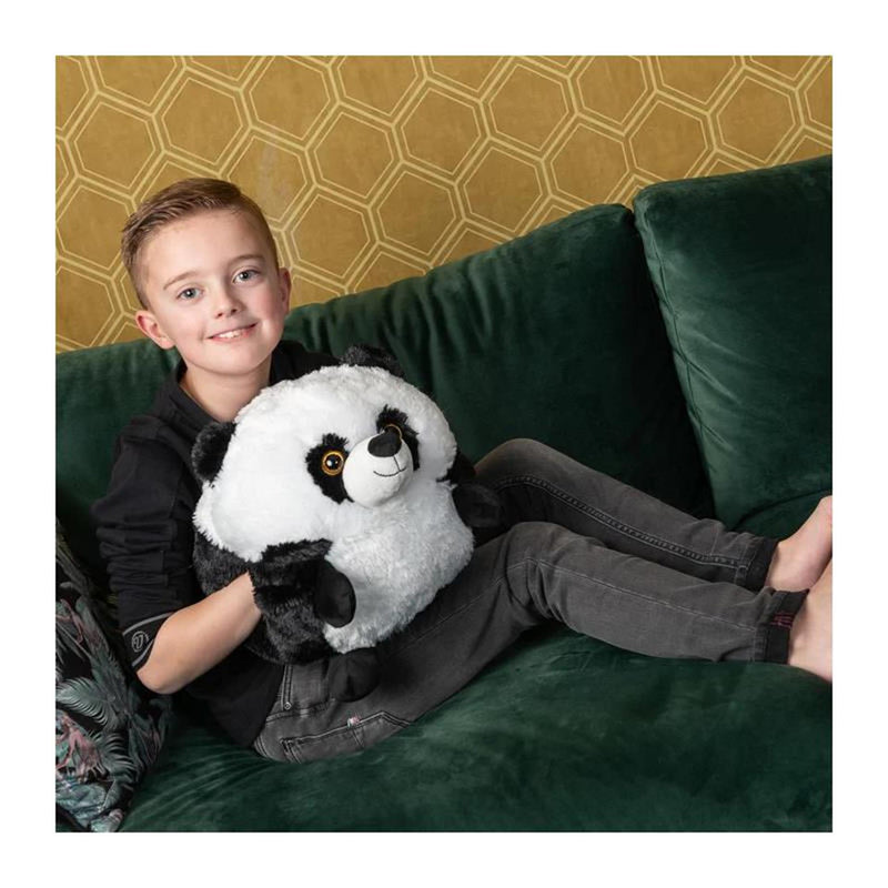 Afbeelding laden in galerijviewer, Noxxiez cozy knuffel handwarmer panda 35cm
