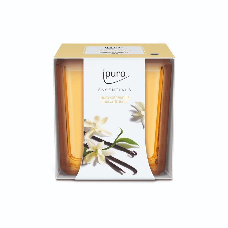 Afbeelding laden in galerijviewer, Ipuro geurkaars soft vanilla 125gr.