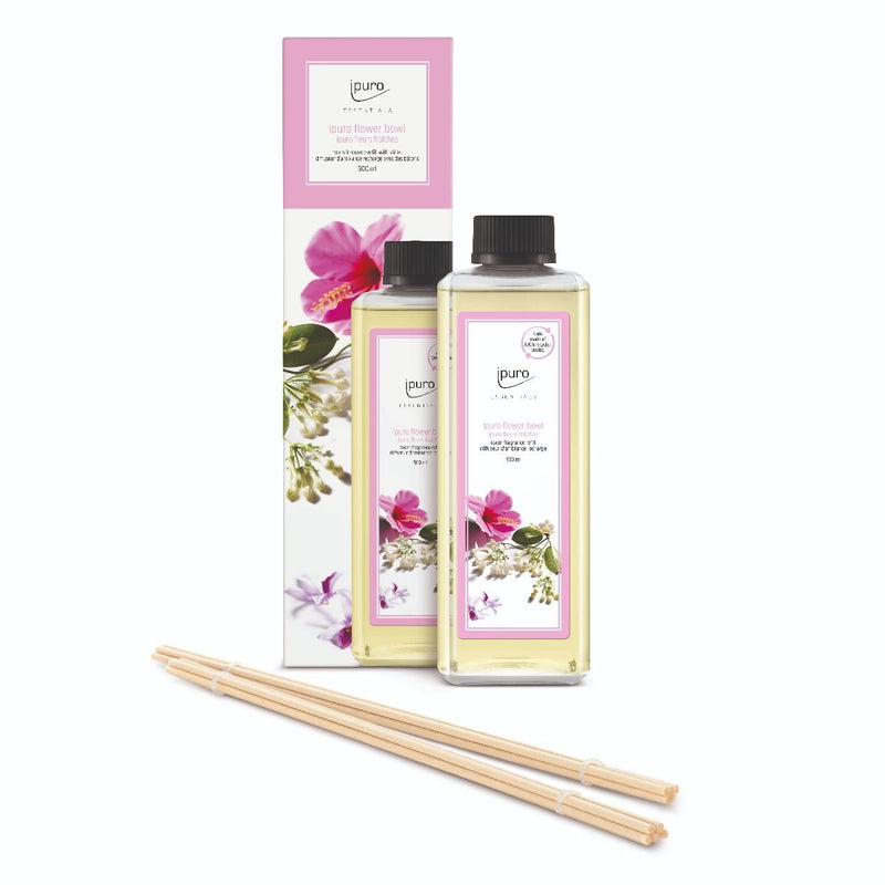Afbeelding laden in galerijviewer, Ipuro geurdiffuser navulling flower bowl 500ml