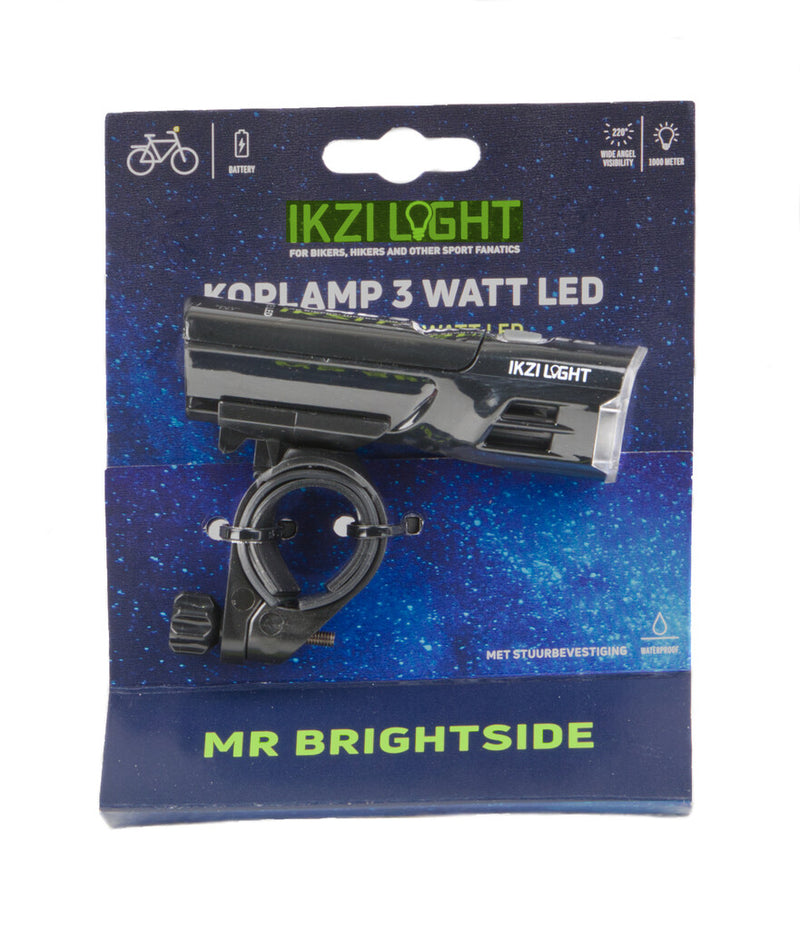 Afbeelding laden in galerijviewer, IKZI-Light koplamp Alu LED Mr. Brightside Hi-Tech batt.