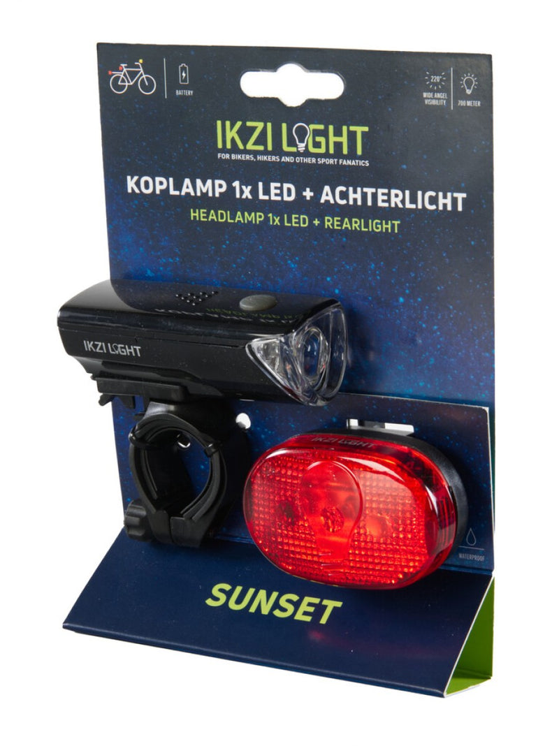 Afbeelding laden in galerijviewer, Ikzi verlichtingsset the sunset led - zwart
