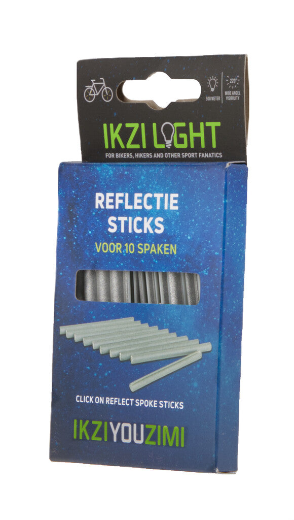 Afbeelding laden in galerijviewer, Ikzilight spaakreflectie 8 cm set van 10 stuks op kaart