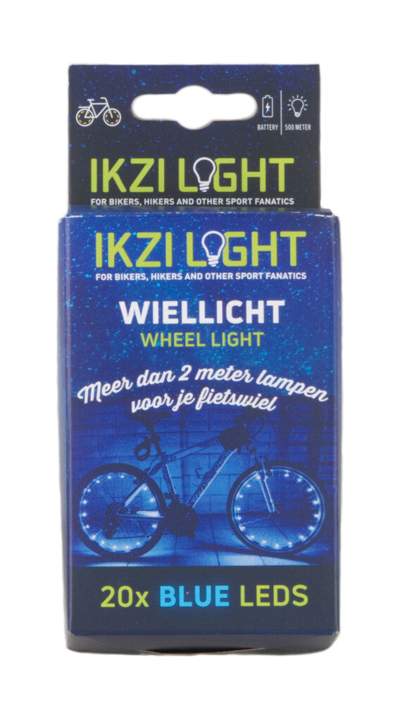 Afbeelding laden in galerijviewer, Wielverlichting IKZI voor 2 wielen - blauwe leds