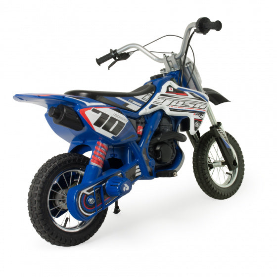 Afbeelding laden in galerijviewer, Injusa X-Trene Blue Fighter elektrische kindermotorfiets blauw