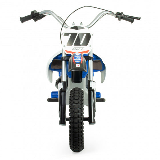 Afbeelding laden in galerijviewer, Injusa X-Trene Blue Fighter elektrische kindermotorfiets blauw