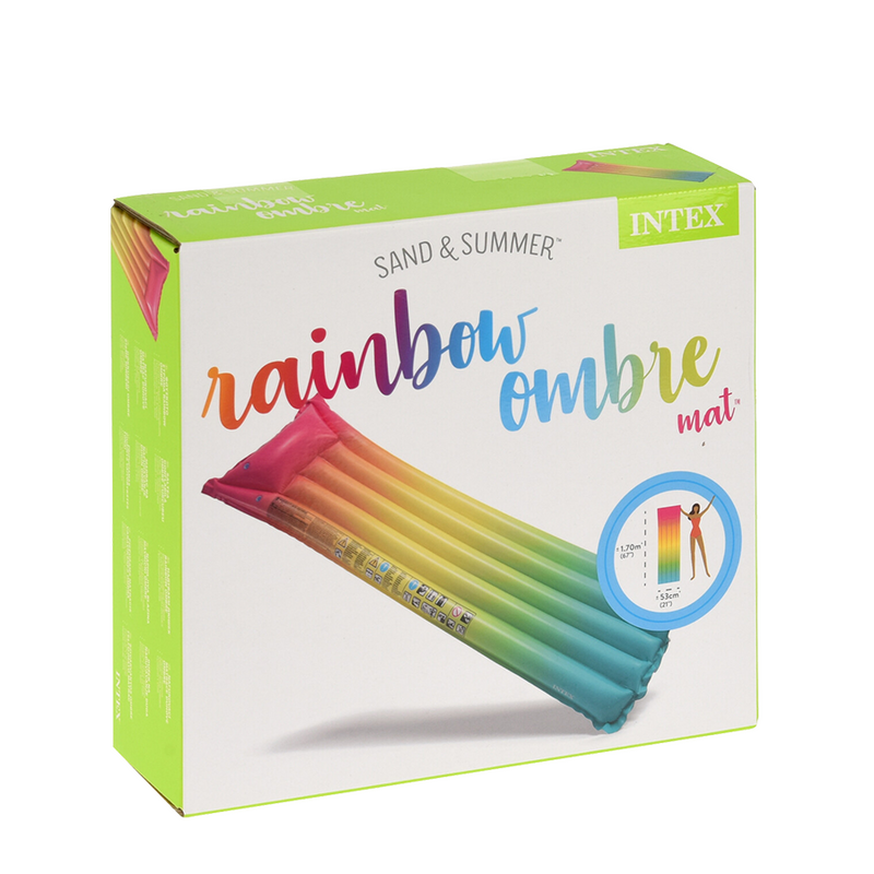 Afbeelding laden in galerijviewer, Intex luchtbed rainbow ombre 170x53cm