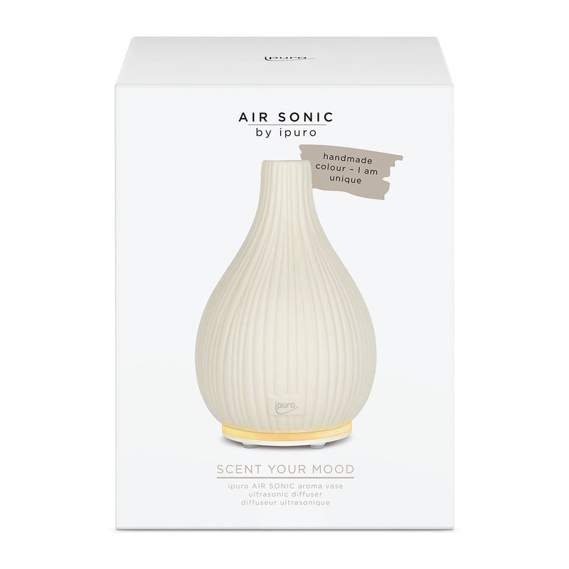 Afbeelding laden in galerijviewer, Ipuro air sonic aroma vaas wit