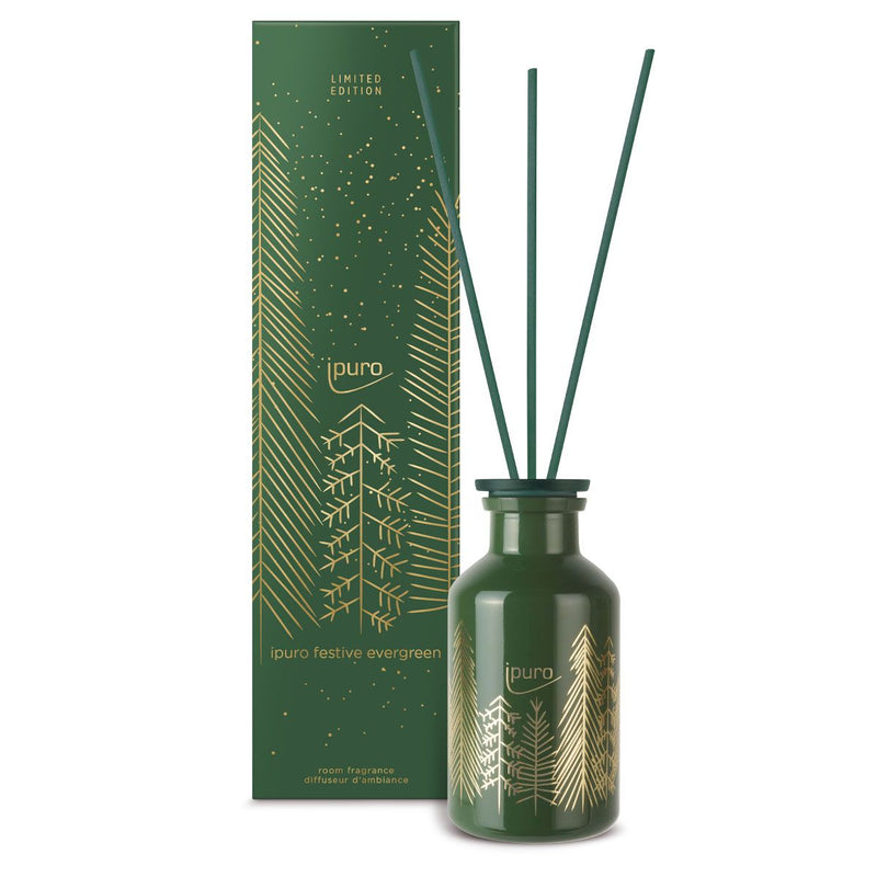 Afbeelding laden in galerijviewer, Ipuro geurdiffuser festive evergreen 240ml