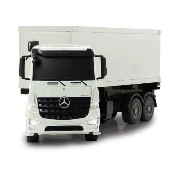 Afbeelding laden in galerijviewer, Jamara RC Mercedes-Benz Arocs containertruck 2,4 Ghz wit 1:20