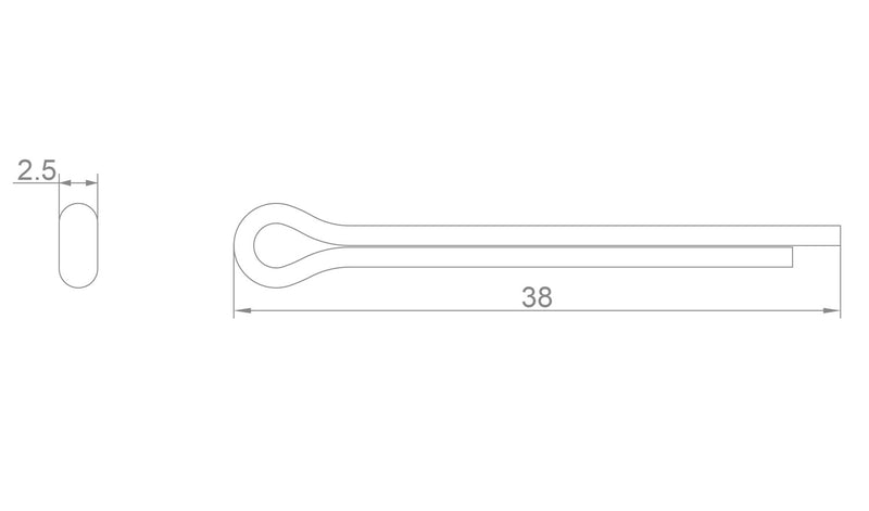 Afbeelding laden in galerijviewer, Katana split pins for shimano sram avid disc pads (2 pieces)
