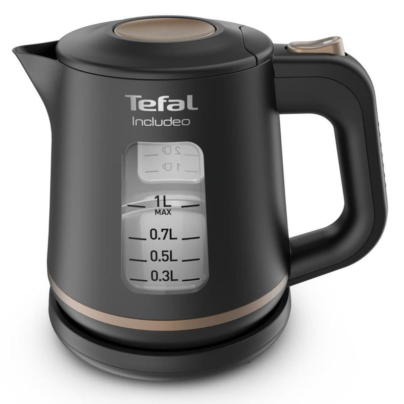 Afbeelding laden in galerijviewer, Tefal includeo waterkoker 1 liter 2400w draadloos zwart