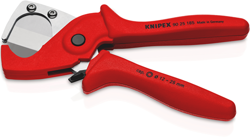 Afbeelding laden in galerijviewer, Knipex buizensnijder 90 25 185 sb voor kunststof-composietbuizen | van kunststof | met glasvezel verste - 90 25 185 sb