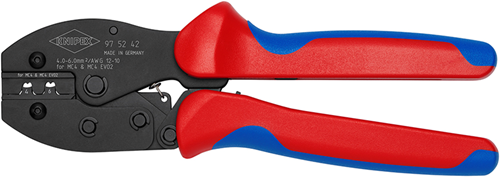 Afbeelding laden in galerijviewer, Knipex preciforce® krimptang voor mc4 mc4 evo 2-connectors | antislip kunststof bekleed - 97 52 42