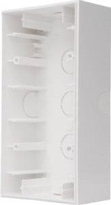 Afbeelding laden in galerijviewer, Enzo kopp hk07 pure mat wit 2 voudig opbouwdoos - 4624310