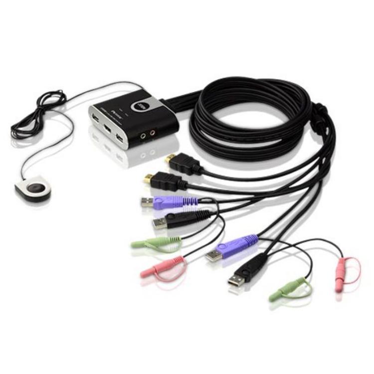 Afbeelding laden in galerijviewer, Abi kvm switch - hdmi usb jack