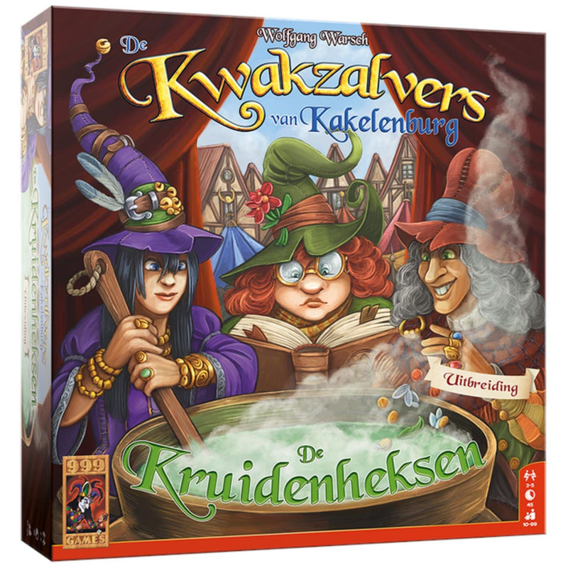 Afbeelding laden in galerijviewer, 999games 999 games de kwakzalvers van kakelenburg: de kruidenheksen bordspel