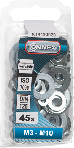Afbeelding laden in galerijviewer, Connex assortiment sluitringen 45st vz - ky4190020