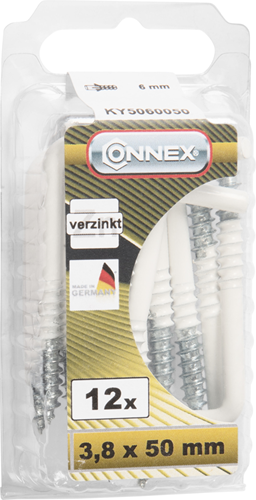 Afbeelding laden in galerijviewer, Connex kramschroef 3.8x50 12st wi - ky5060050