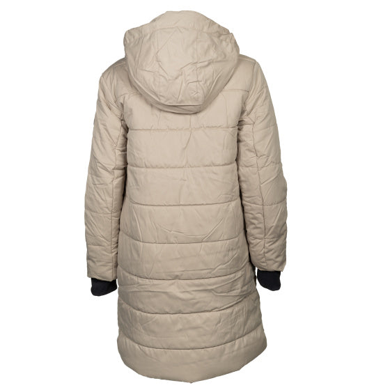 Afbeelding laden in galerijviewer, Life line Howitt Fake Down Parka dames beige maat S