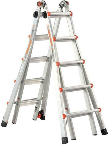 Afbeelding laden in galerijviewer, Altrex little giant velocity | 4x5 sporten | telescopische vouwladder - 503915
