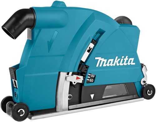 Afbeelding laden in galerijviewer, Makita accessoires makita stofvrij slijpen in beton met deze 230mm inval stofafzuigkap - 198440-5
