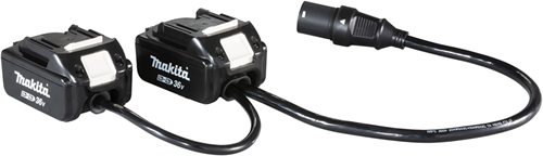 Afbeelding laden in galerijviewer, Makita accessoires adapter 2x18 v>pdc01 - 191j51-5 191j51-5