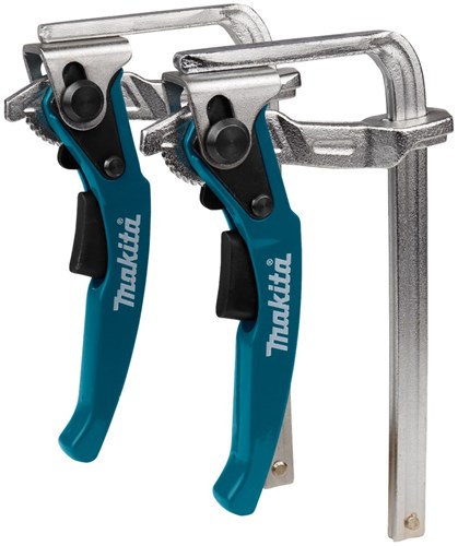 Afbeelding laden in galerijviewer, Makita accessoires geleiderail klemset - 199826-6