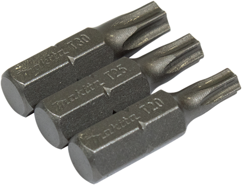 Afbeelding laden in galerijviewer, Makita accessoires schroefbitset torx 3-delig - b-24533 - b-24533