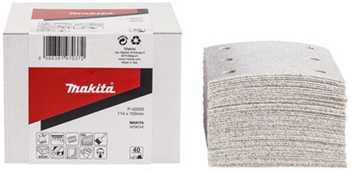 Afbeelding laden in galerijviewer, Makita accessoires makita p-42575 schuurvel k240 114x102 wh