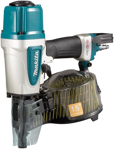 Afbeelding laden in galerijviewer, Makita an613 | 8 bar | constructie tacker - coilnailer 38 t m 65 mm | in doos - an613